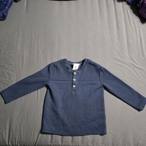 Tommy Bahama Henley Boys Navy Blue Sz 3T Nautical Spring  Beach